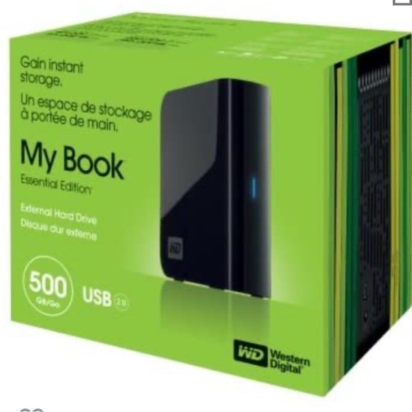 WD My Book 500 GB USB 2.0 Desktop Hard Drive - Picture 1 of 4